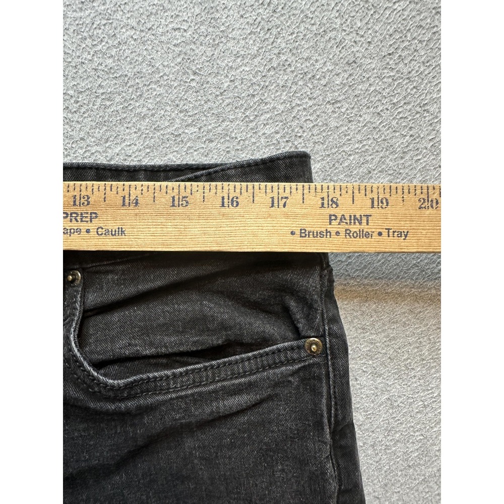 Urban Star Jeans Mens 36x29 (35x28) Black Stretch Denim Straight Leg 5 Pocket - Picture 8 of 14